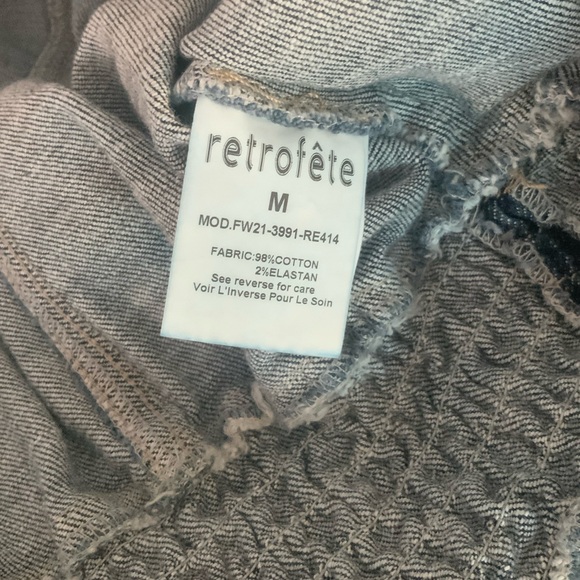 NWT Retrofete Savannah Denim Jumpsuit Size M $595.00 - Picture 7 of 7